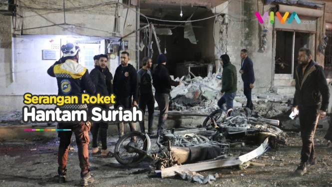 Suriah Dihantam Roket, Korban Berhamburan