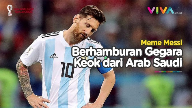 Netizen Ledek Messi Usai Argentina Dipermalukan Arab Saudi
