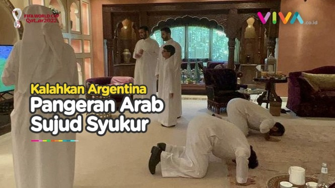 Pangeran MBS Sujud Syukur Usai Saudi Kalahkan Argentina