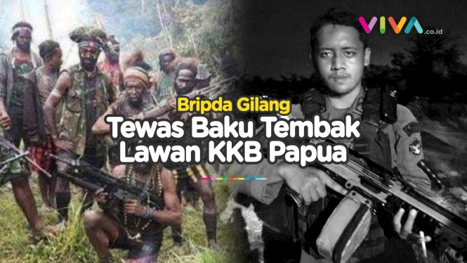 Tewas Ditembak KKB, Bripda Gilang Dimakamkan di Lampung
