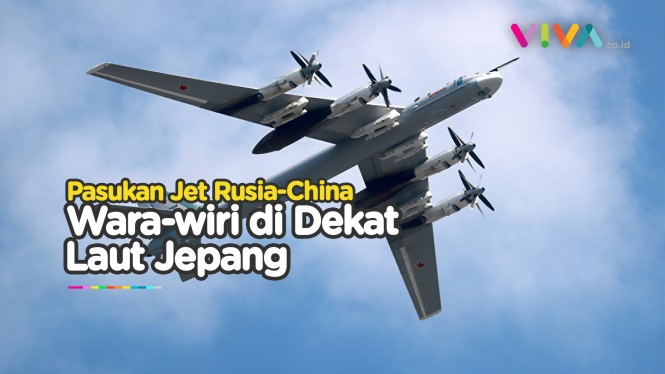 PERDANA! Jet Tempur Rusia-China Patroli di Asia Pasifik