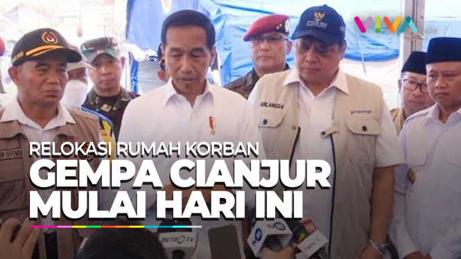 Jokowi Pastikan Relokasi Korban Gempa Cianjur Segera Dimulai