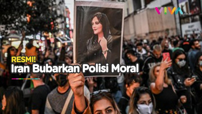 Buntut Demo Berdarah Iran, Polisi Moral Resmi Dibubarkan