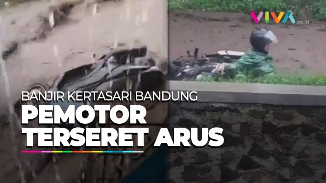 Banjir Terjang Kertasari Bandung, Warga Teriak Histeris