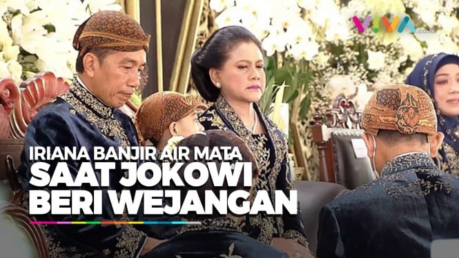 Momen Iriana Nangis saat Jokowi Beri Wejangan untuk Keluarga