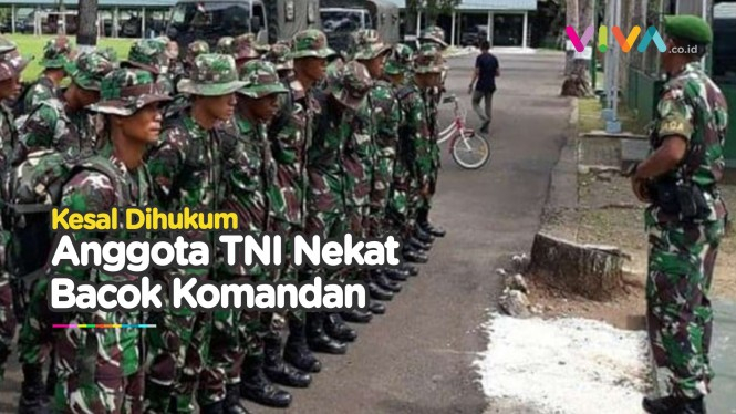 Terbakar Emosi, Anggota TNI Bacok Komandan dengan Mandau