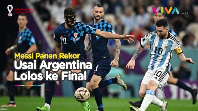 Bawa Argentina ke Final Piala Dunia 2022, Messi Panen Rekor
