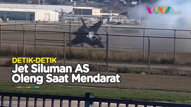 Video Jet Tempur AS Terpelanting, Pilot Terbang Bebas
