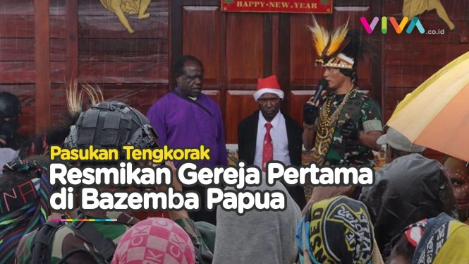 Warga Intan Jaya Rasakan 'Sentuhan' Perdana TNI-Polri