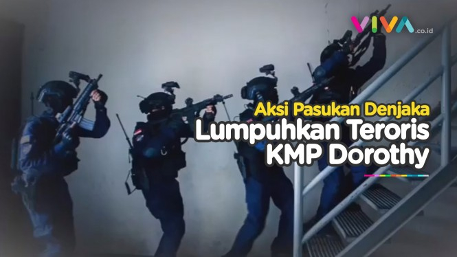Sniper Denjaka TNI Tembak Teroris KMP Dorothy di Selat Sunda