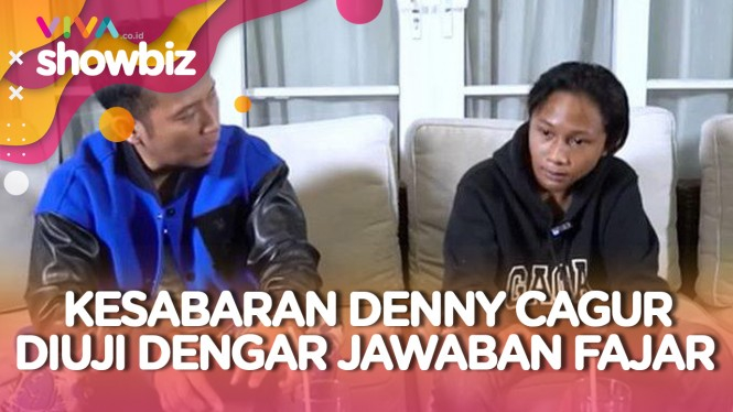 TRENDING, Fajar Sad Boy Coba Merobek Kesabaran Denny Cagur