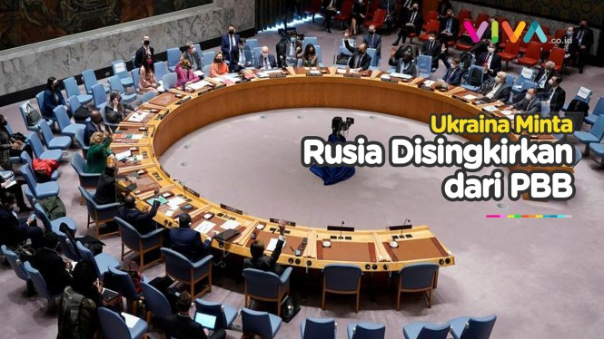 Ukraina 'Merengek' Minta Rusia Dikeluarkan dari PBB