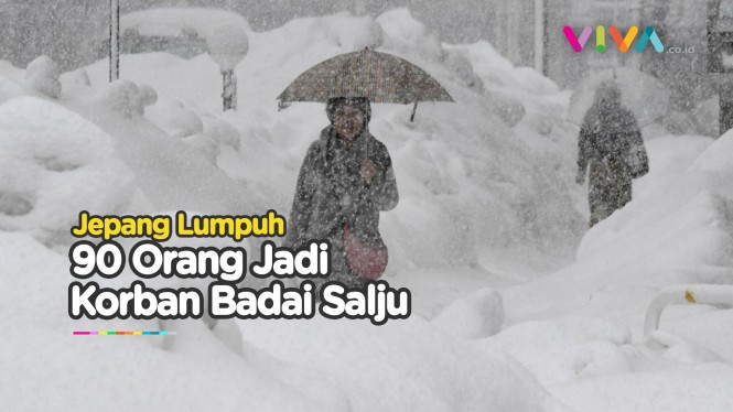 Belasan Orang Tewas Tertimbun Muntahan Salju Maut di Jepang