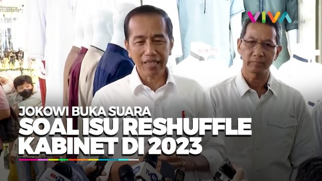 Ini Jawaban Jokowi Ditanya soal Reshuffle Kabinet di 2023