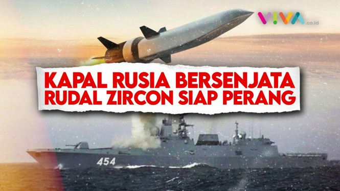 Putin Kirim Kapal Perang Senjata Rudal Zircon ke Atlantik