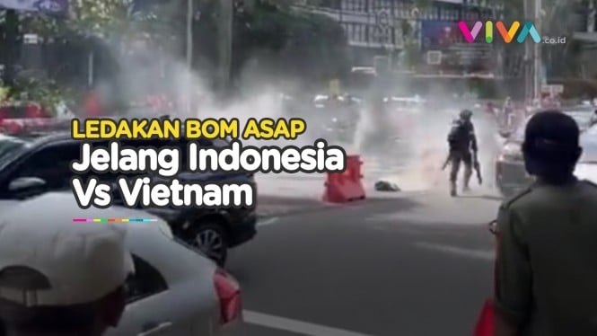 Bom Asap Meledak Jelang Laga Indonesia Vs Vietnam