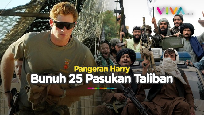Pangeran Harry Malu, Pernah Tebas Nyawa 25 Pasukan Taliban