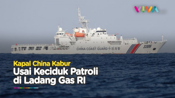 Kapal China Kapal China Keciduk Patroli di Ladang Gas RI