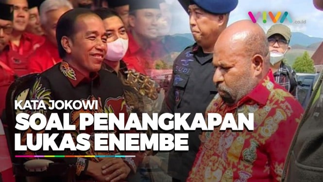 TEGAS! Jokowi Tanggapi Penangkapan Lukas Enembe