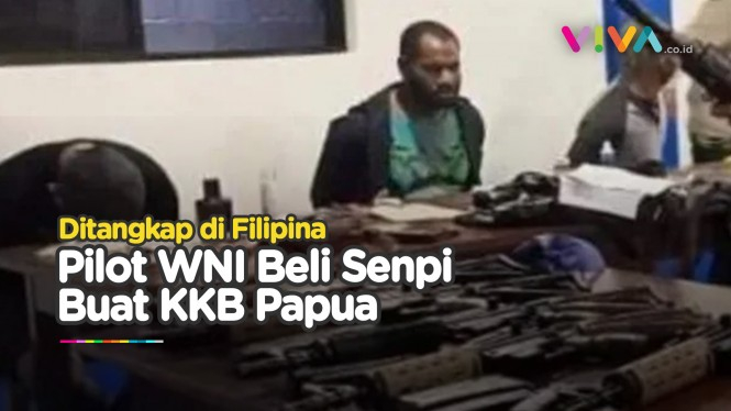 Pilot WNI Pemasok Senjata KKB Ditangkap di Filipina