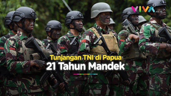 Miris, Tunjangan TNI di Papua Mandek 21 Tahun
