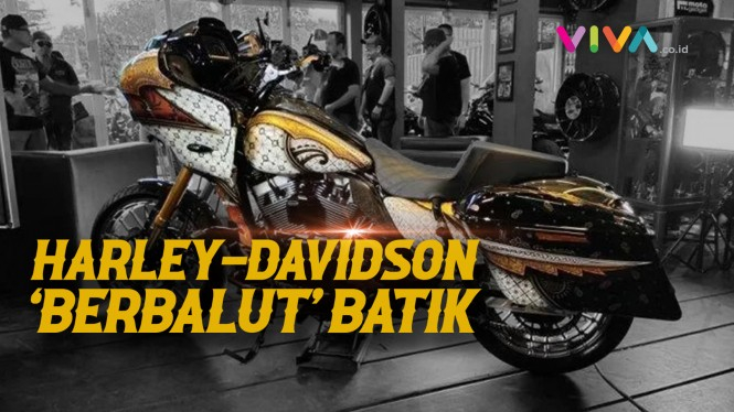 Harley-Davidson Motif Batik Karya Anak Bangsa Bakal Mendunia