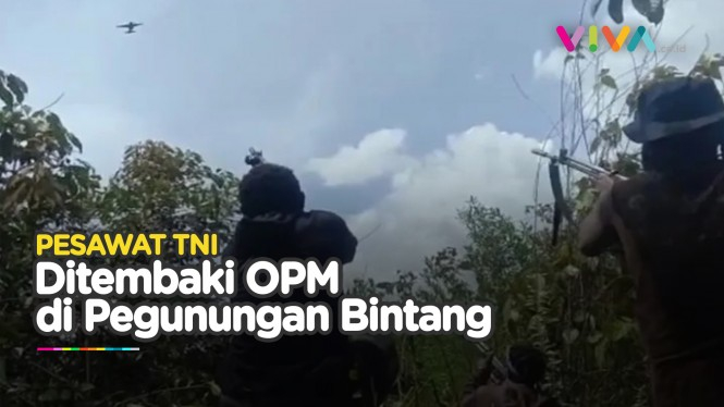 Pasukan OPM Tembak Pesawat TNI di Pegunungan Bintang