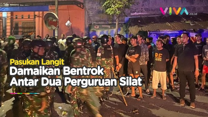 Pasukan Langit Kostrad TNI Redam Bentrok Berdarah di Madiun