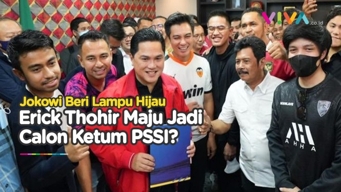 Erick Thohir Maju Jadi Calon Ketum PSSI, Respons Jokowi?