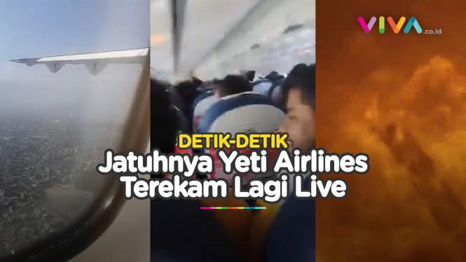 NGERI! Video Penumpang Pesawat Yeti Airlines Sebelum Jatuh