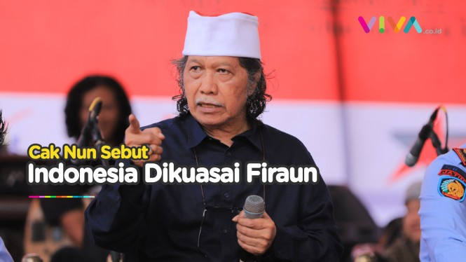 Waduh! Cak Nun Sebut Jokowi Mirip Firaun