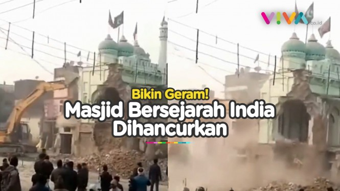 India Gusur Masjid Bersejarah Demi Pelebaran jalan