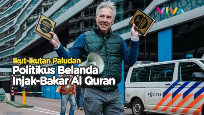 Politikus Belanda Injak Al Quran Berujung Pembakaran