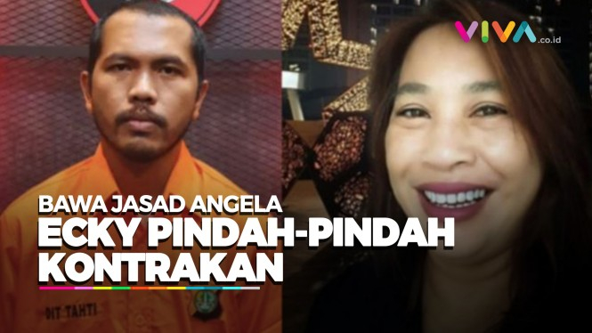 Potongan Jasad Angela Dibawa Ecky Pindah-pindah Kontrakan