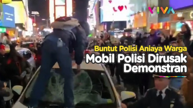 PECAH! Demo Kasus Polisi AS Keroyok Pria Kulit Hitam