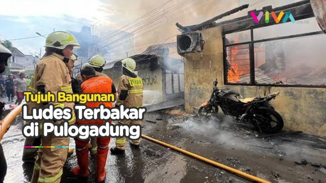 Muntahan Api Ganas di Pulogadung, Kerugian Nyaris Rp1 M