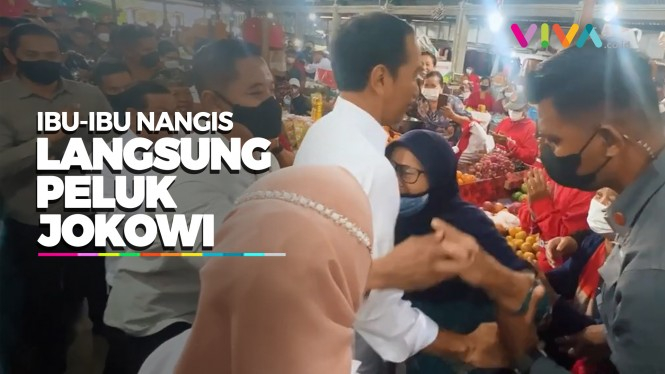 Warga Bali Kegirangan Ketemu Jokowi di Pasar Anyar Singaraja
