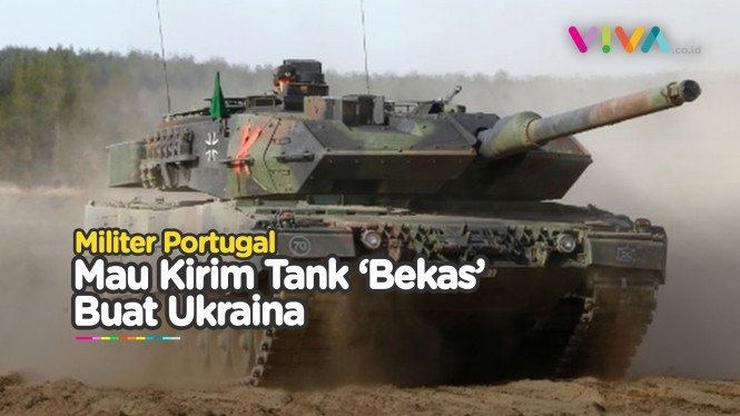 Ukraina Dapat Tank 'Rongsokan' dari Portugal