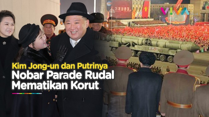Putri Kim Jong-un Muncul Lagi Saat Parade Militer Korut