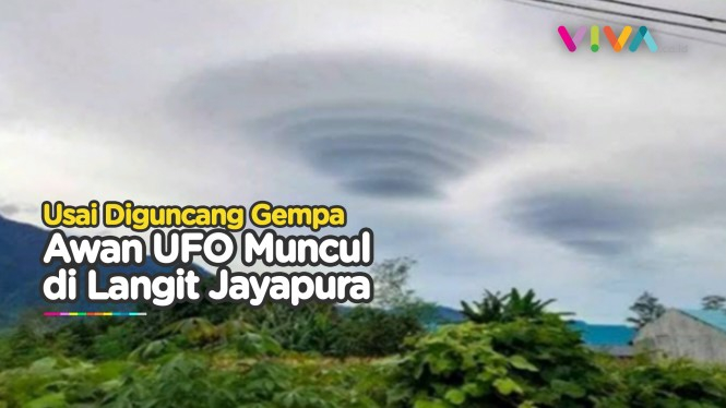 Kata BMKG Soal Awan UFO di Jayapura Usai Gempa