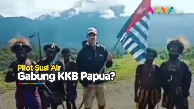 Fakta di Balik Pilot Susi Air Bentangkan Bendera KKB Papua