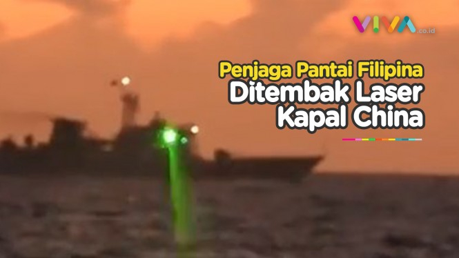 Mata Kru Kapal Filipina 'Buta' Ditembak Laser Kapal China
