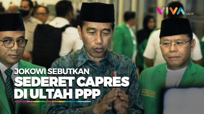 Jokowi Sebut Ada Capres yang Gak Datang ke Ultah PPP