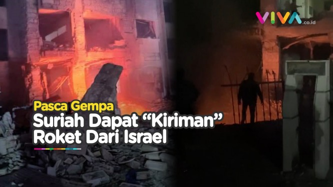 Lubang Roket Israel di Damaskus Pasca Gempa Suriah
