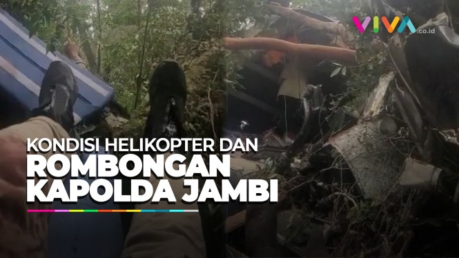 Helikopter Rombongan Kapolda Jambi Mendarat Darurat di Hutan