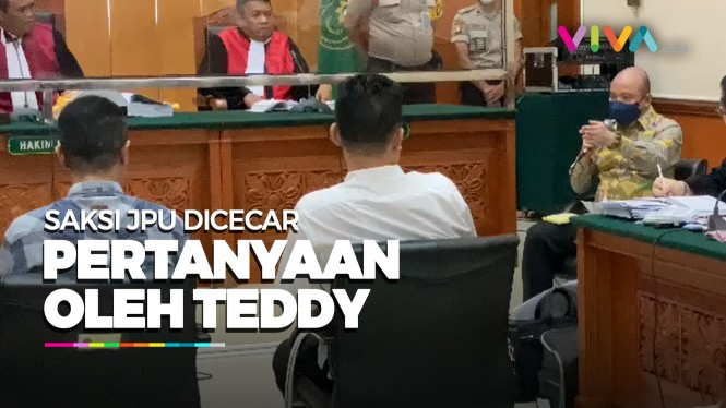 Teddy Sempat Cecar Saksi Janto Dan Nasir Di Persidangan
