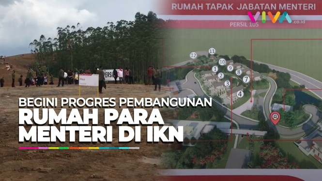 Penampakan Lokasi 36 Rumah Menteri di IKN Nusantara