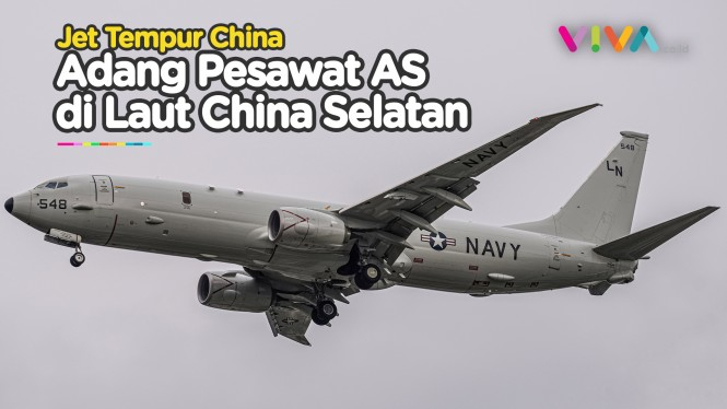 Pesawat Pengintai AS Dicegat Jet China di Laut China Selatan