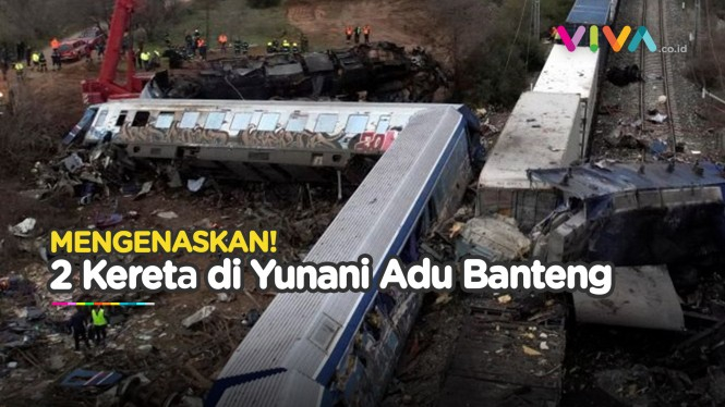 Puluhan Mati Tragis! Kereta di Yunani Adu Banteng