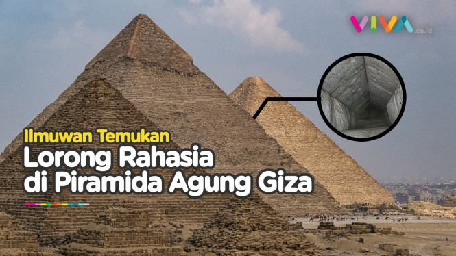 TERLIHAT PERDANA! Lorong Rahasia di Dalam Piramida Giza